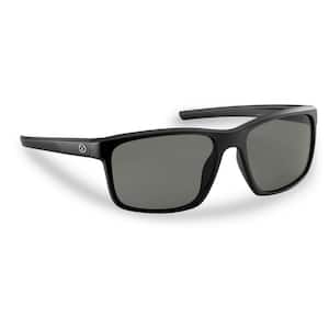 Rip Current Polarized Sunglasses in Matte Black Frame with Smoke Lens