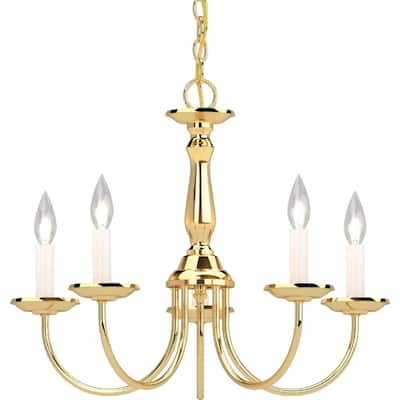 Williamsburgh 12 Light Polished Brass Chandelier