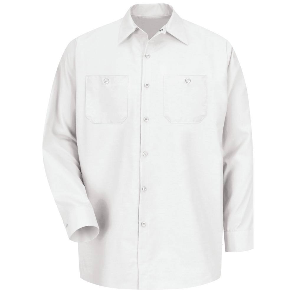 White Industrial Work Shirt 