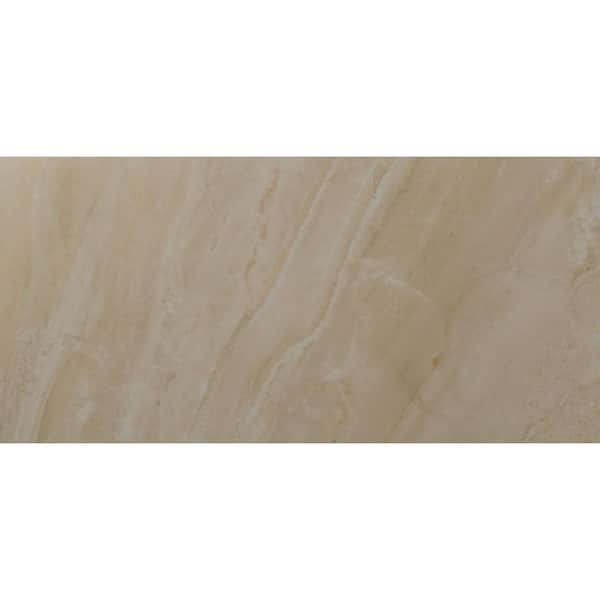 MSI Aura Beige 12 in. x 24 in. Matte Ceramic Floor and Wall Tile (12 sq. ft./Case)