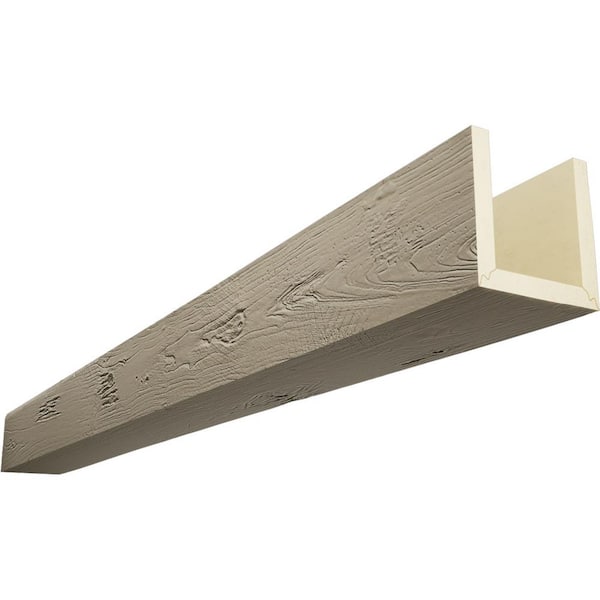 Endurathane 10 in. H x 12 in. W x 22 ft. L Knotty Pine Champagne Mist Faux Wood Beam
