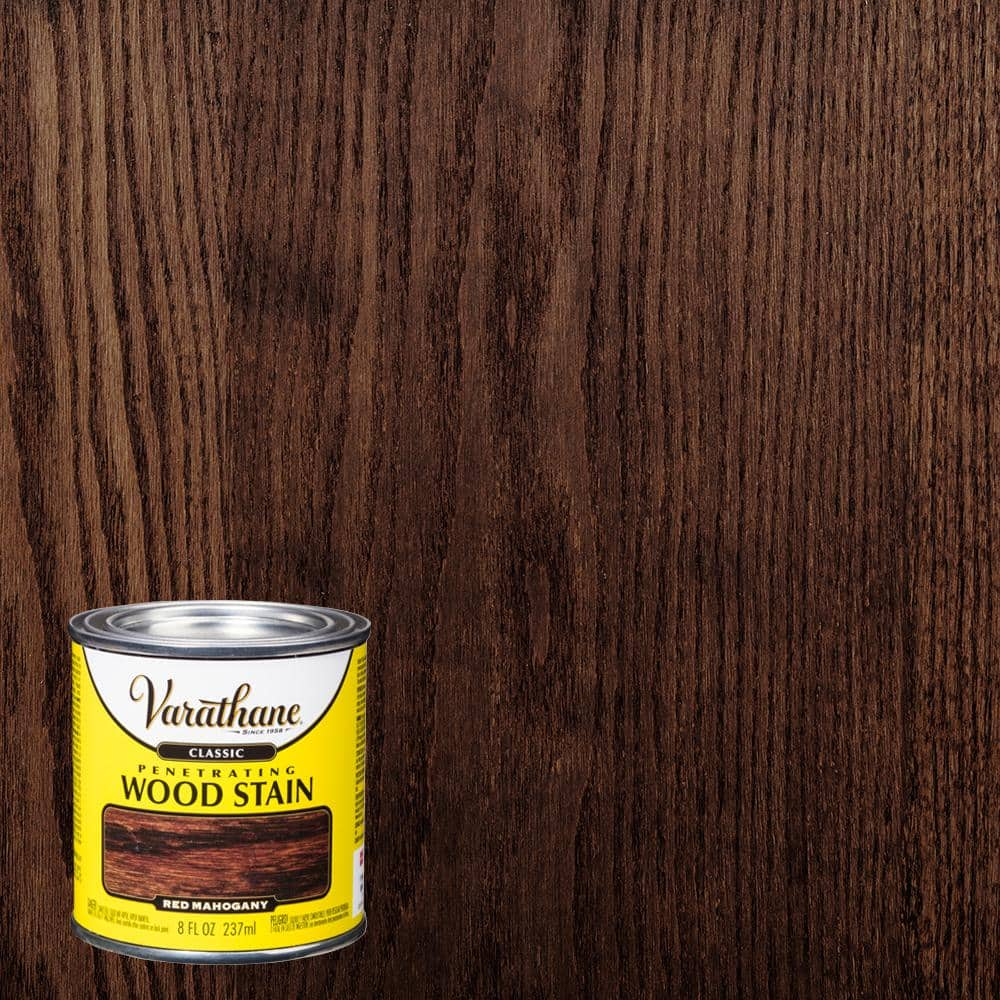 Varathane Premium Gel Stain Oil Based Red Mahogany 1/2 Pint 