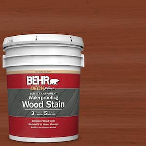 5 gal. #ST-142 Cappuccino Semi-Transparent Waterproofing Exterior Wood Stain