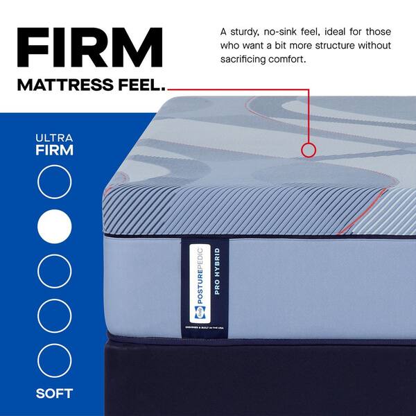Sealy Posturepedic Pro Fuller 13 in. Cal King Firm Hybrid Tight