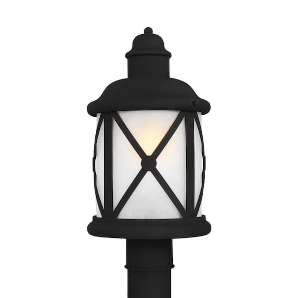 Generation Lighting Lakeview 1-Light Outdoor Black Post Light