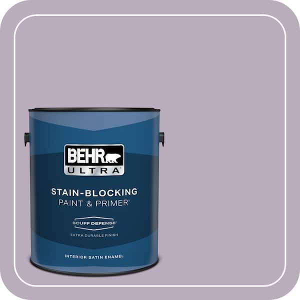 BEHR ULTRA 1 gal. Home Decorators Collection #HDC-SP14-12 Exclusive Violet Extra Durable Satin Enamel Interior Paint & Primer