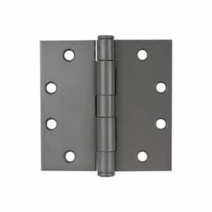 4.5 in. x 4.5 in. Prime Coat Commercial Full Mortise Square Corner Door Hinge with Fixed Pin - Pack of 3