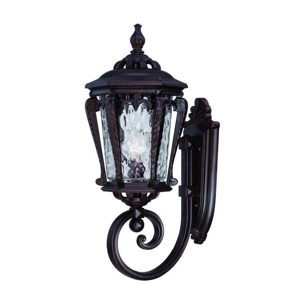 Stratford Bronze Cast Aluminum Outdoor Wall Lantern
