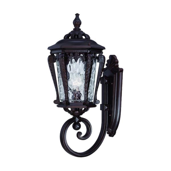 Volume Lighting Aurora Antique Iron Traditional Clear Glass Lantern Pendant Light