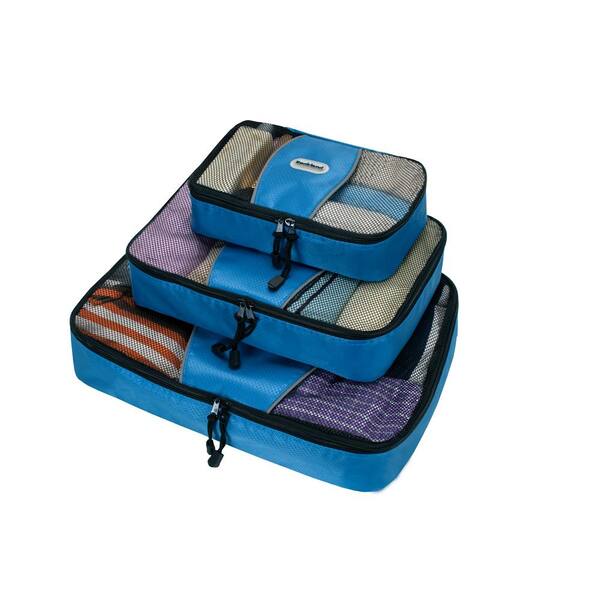 Rockland Packing Cubes-Set of 3, Blue