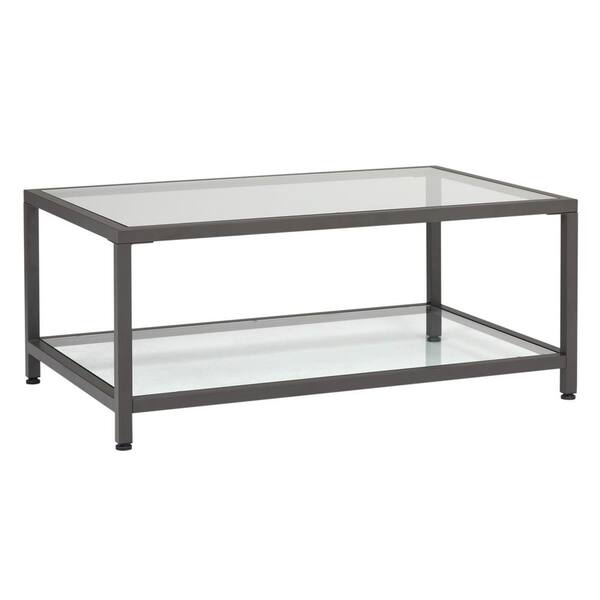Studio Designs Home Camber 36 In, Small Rectangle Coffee Table Glass