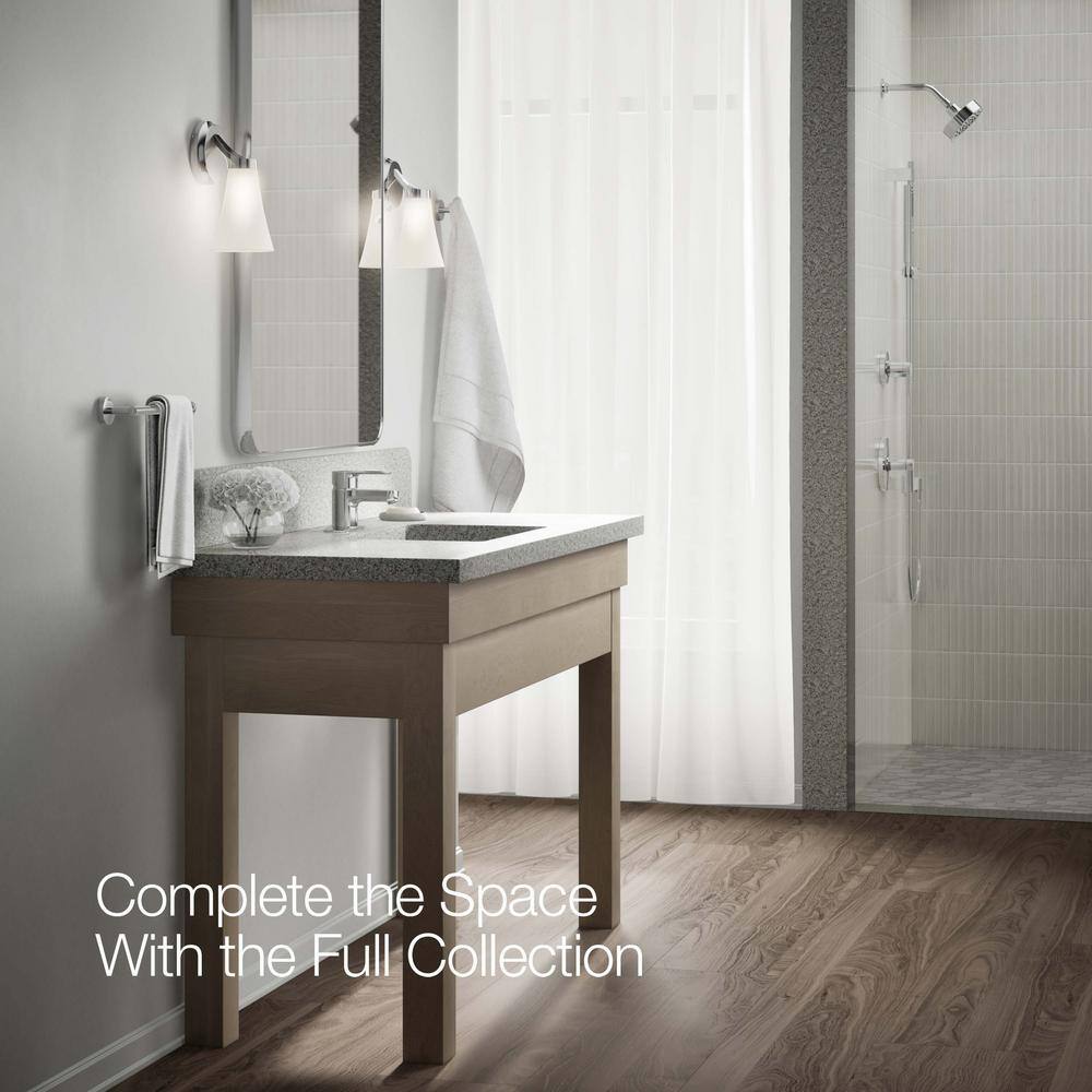 July Polished Chrome Single-Handle 4-in Centerset Bathroom Faucet