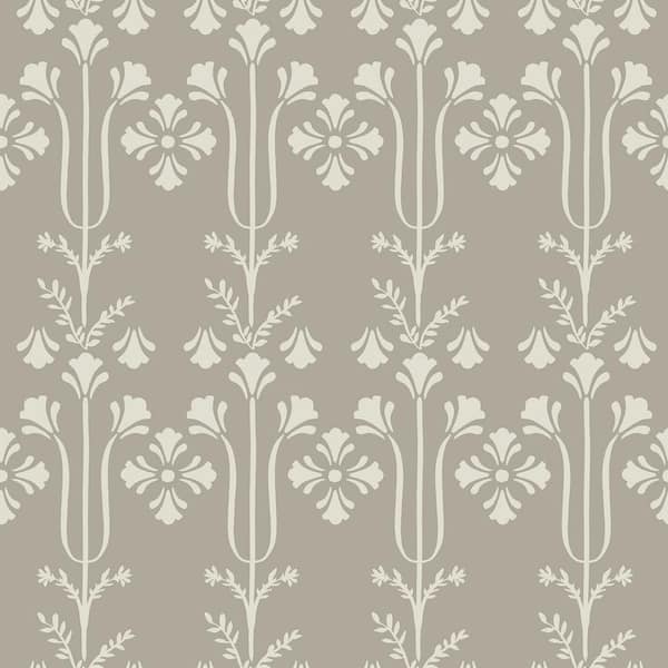 Magnolia Home by Joanna Gaines Lydia Taupe Wallpaper