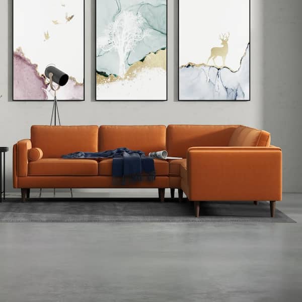 Burnt Orange Living Rooms