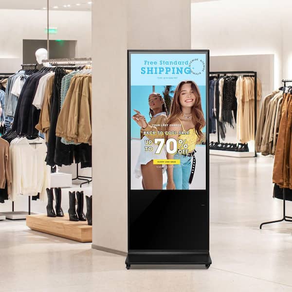 SKYSHALO 55 in. Digital Signage Display, Touchscreen Digital Kiosk