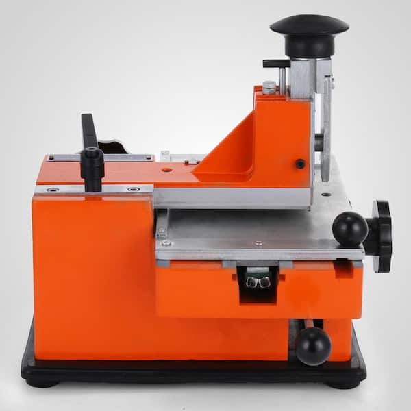 VEVOR Semi-Automatic Metal Stamping Machine Embosser Metal Embosser Label Marking Machine for Aluminum or Stainless Steel, Orange