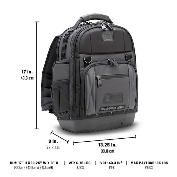 VETO PRO PAC 14 in. Medium Everyday Carry Backpack - Carbon