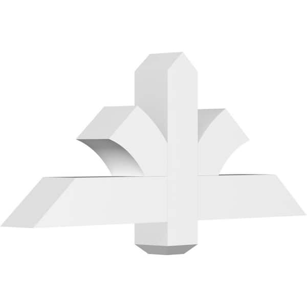 Ekena Millwork Redmond 36 in. W x 15 in. H x 4 in. D Signature Polyurethane Bracket