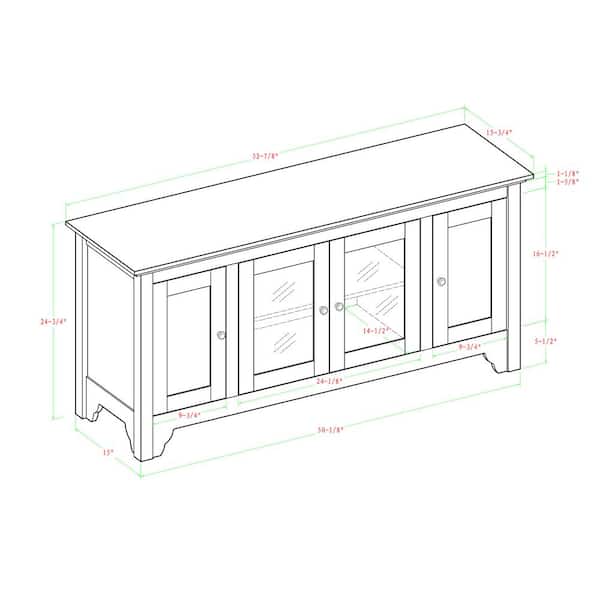 Reviews for Walker Edison Furniture Company Carver 53 in. Matte