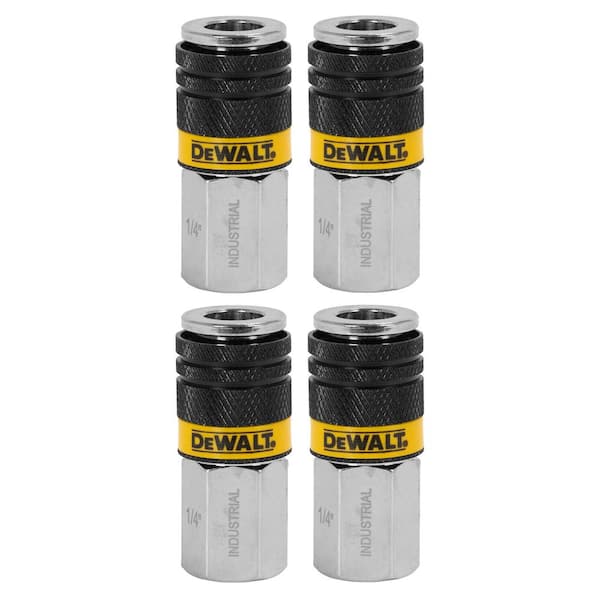 1/4 in. FNPT Industrial Couplers, Includes: 4-Female Couplers