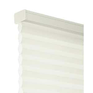 Cut-to-Size Neutral White Cordless Light Filtering Insulating Polyester Cellular Shade 24.5 in. W x 72 in. L