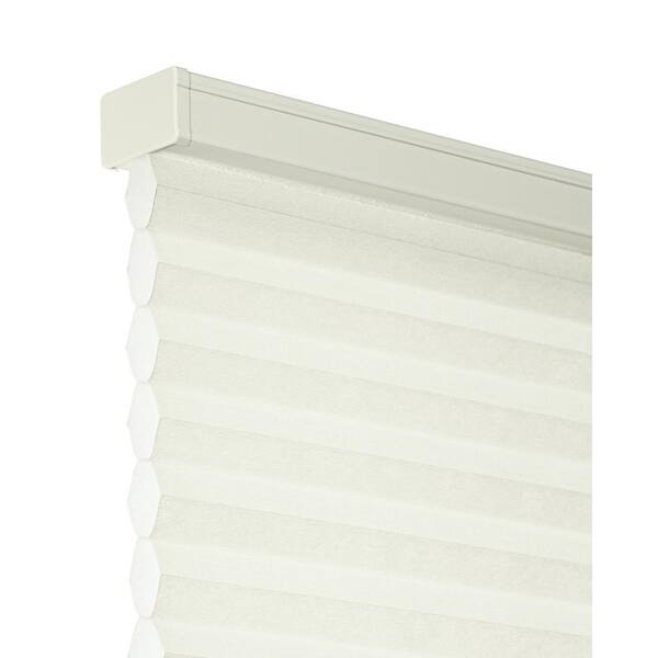 Chicology Cut-to-Size Neutral White Cordless Light Filtering Insulating Polyester Cellular Shade 26 in. W x 72 in. L