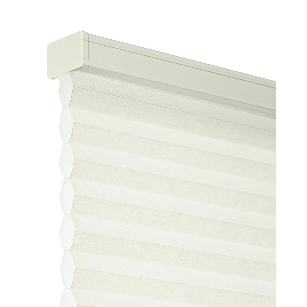 Cut-to-Size Neutral White Cordless Light Filtering Insulating Polyester Cellular Shade 50.75 in. W x 48 in. L price history on PriceWatchPro