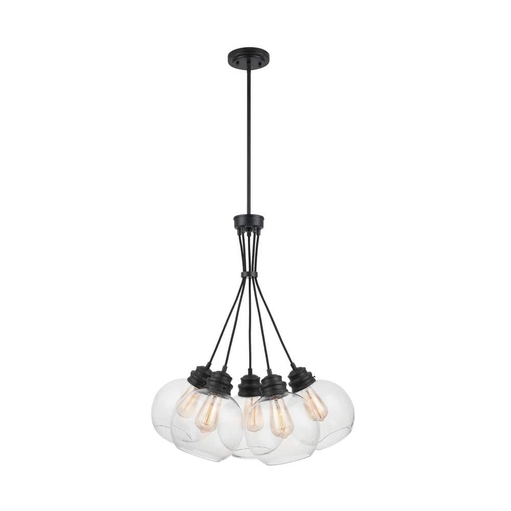 Home Decorators Collection Kent 5-Light Aged Bronze
