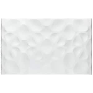 More Pure Matte White 9-7/8 in. x 15-3/4 in. Ceramic Wall Tile (10.9 sq. ft./Case)