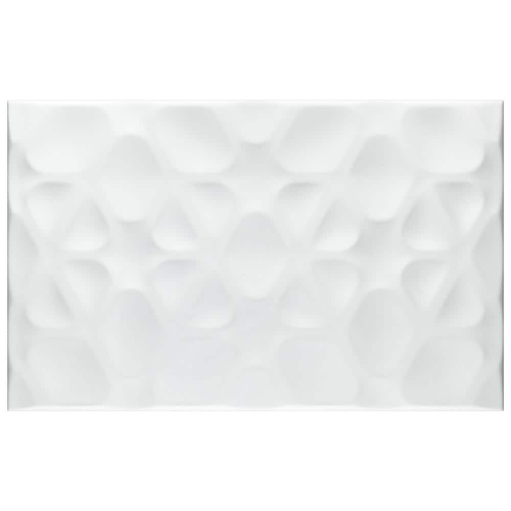 More Pure Matte White 9-7/8 in. x 15-3/4 in. Ceramic Wall Take Home Tile Sample price history on PriceWatchPro