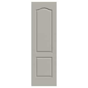 JELD-WEN 28 in. x 80 in. Camden White Painted Textured Molded