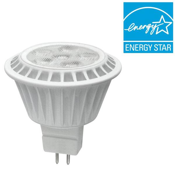 TCP 50W Equivalent Bright White (3000K) MR16 Dimmable LED Light Bulb