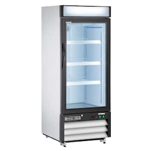 25 in. Merchandiser Freezer, 12 cu. ft. of Storage and Auto Defrost Cycle, Reach-in Freezer, Stainless Steel