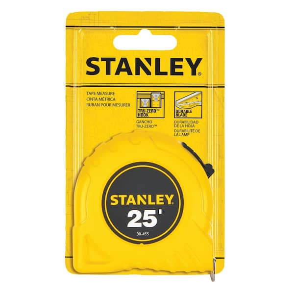 Tacoma Screw Products  Stanley Tape Measure — 1 Wide Blade x 25 ft.