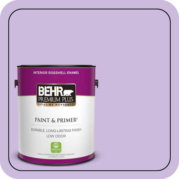 BEHR PREMIUM PLUS 1 gal. #P570-2 Confetti Eggshell Enamel Low Odor Interior Paint & Primer