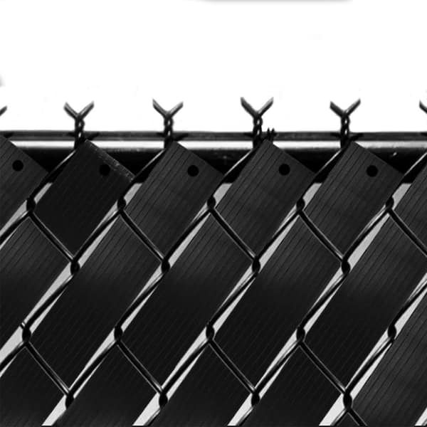 Angel Sar White 246 ft. x 0.15 ft. Polyvinyl Chloride PVC Chain Link Fence Slat, Privacy Tape (200-Piece Button Puncher Included)