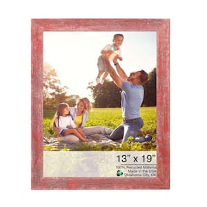 Victoria 13 in. W. x 19 in. Rustic Red Picture Frame