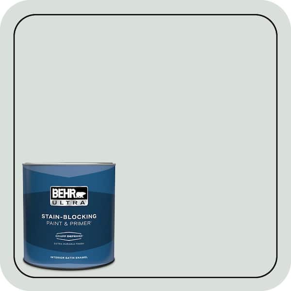 BEHR ULTRA 1 qt. #N420-1 Juniper Breeze Extra Durable Satin Enamel Interior Paint & Primer
