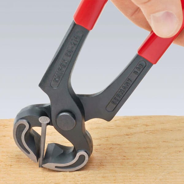 Knipex 50 01 210 Heavy Duty Carpenters Pincers 210mm with Plastic Coated Handles 