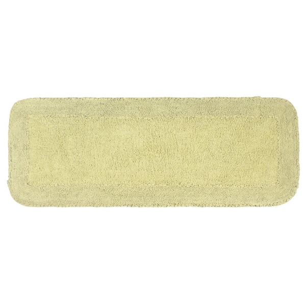 Radiant Collection 100% Cotton Bath Rug Set, Machine Wash, 21 in. x54 in. Runner, Green