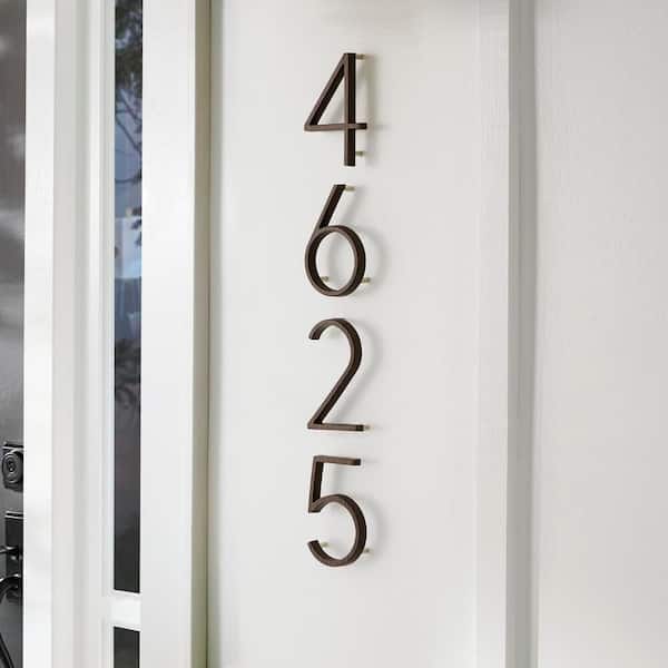 NEW Gate House Address Number '7' SEVEN 5" Black Zinc Alloy Replacement 