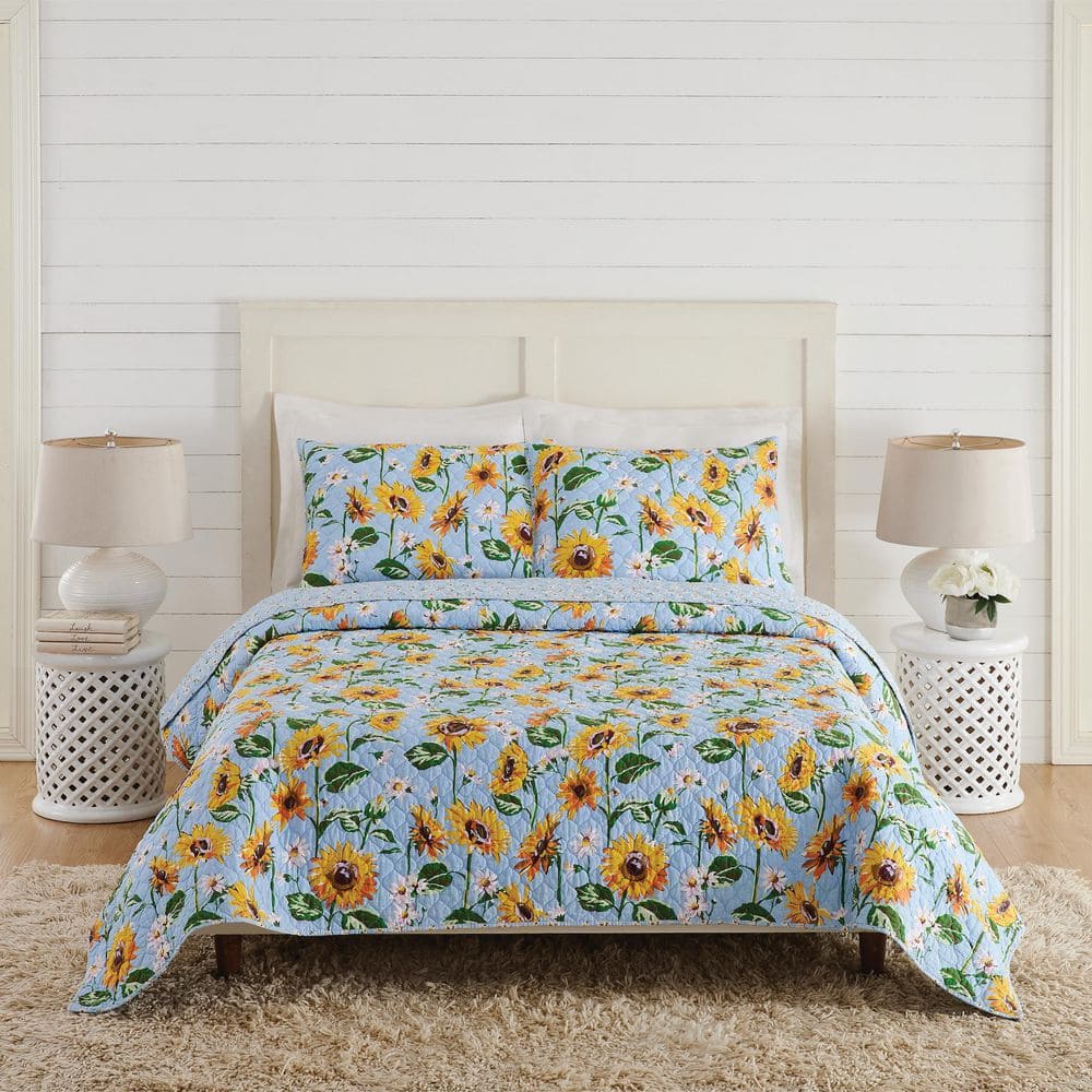 Sunflower blanket queen discount size