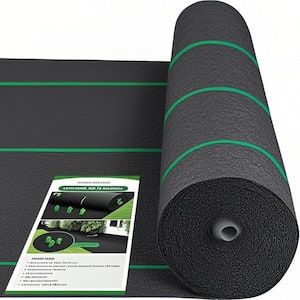 4 ft. x 100 ft. Weed Barrier Fabric, Heavy Duty Landscape Fabric for landscaping and weed controlling, Black