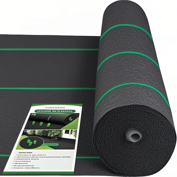 OGETFUUR 4 ft. x 100 ft. Weed Barrier Fabric, Heavy Duty Landscape Fabric for landscaping and weed controlling, Black