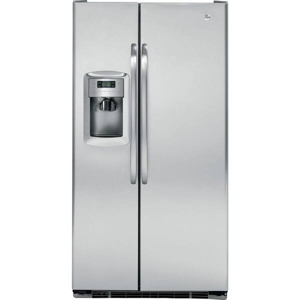GE 22.7 cu. ft. Side by Side Refrigerator in Stainless Steel