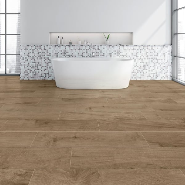 Eastborough Oak 22 MIL x 8.7 in. W x 59 in. L Click Lock Waterproof Luxury Vinyl Plank Flooring (25 sq. ft./case)
