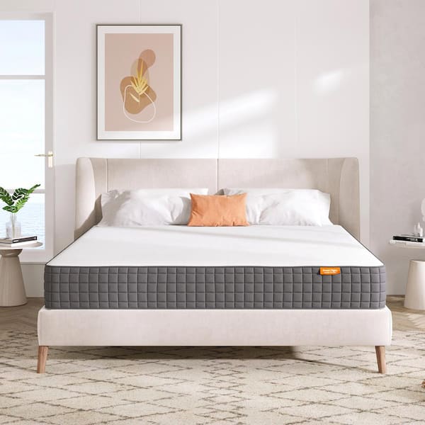 Sweetnight 10 in. Medium to Firm Memory Foam Tight Top King Size Support Mattress