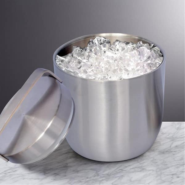 Apple 6.75 in. Stainless Steel Ice Bucket