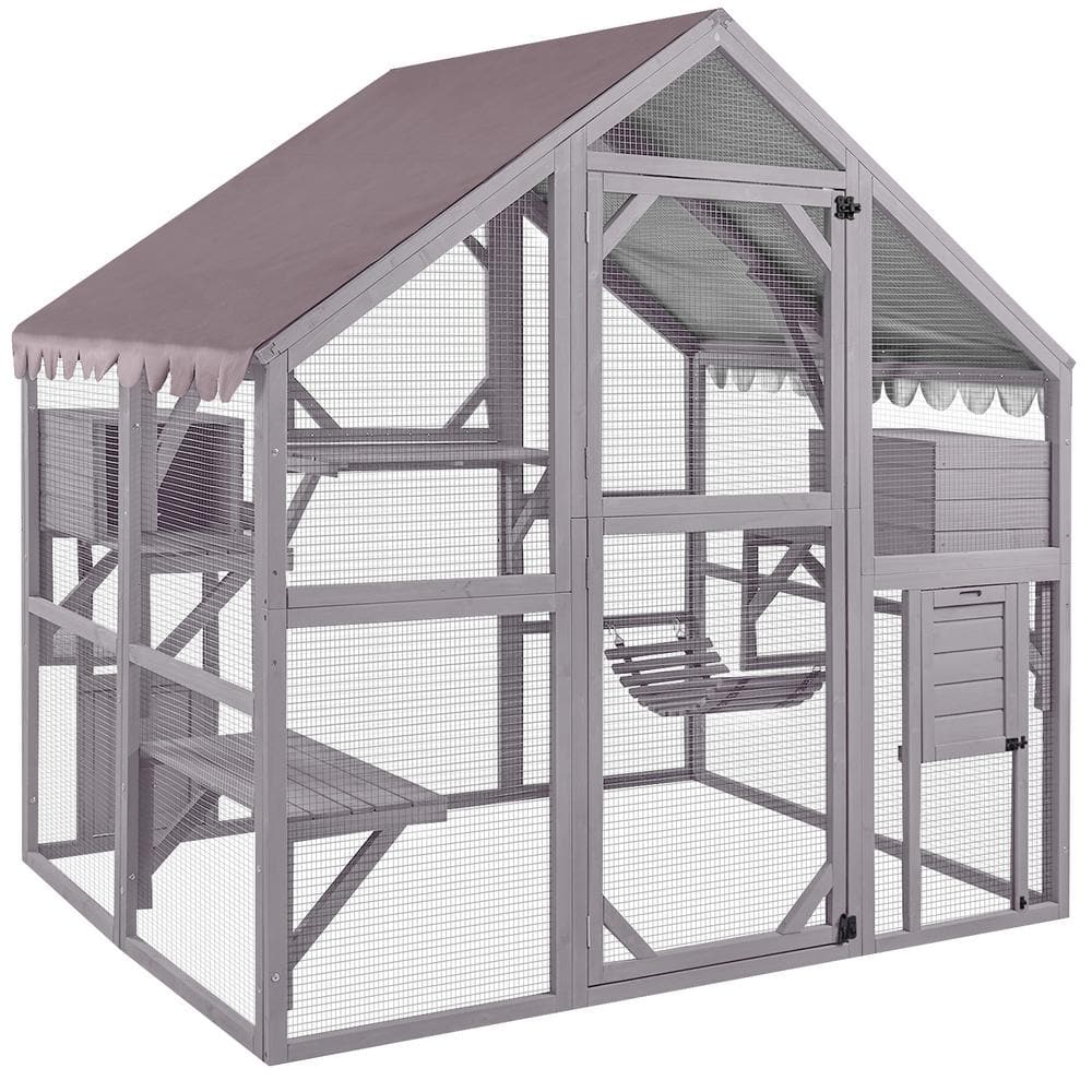 Outdoor Cat Run : Large Cat Enclosure