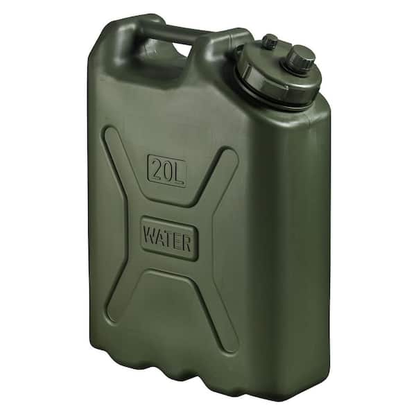 5 Gal. 20 l Green Portable Water Storage Container (10-Pack)